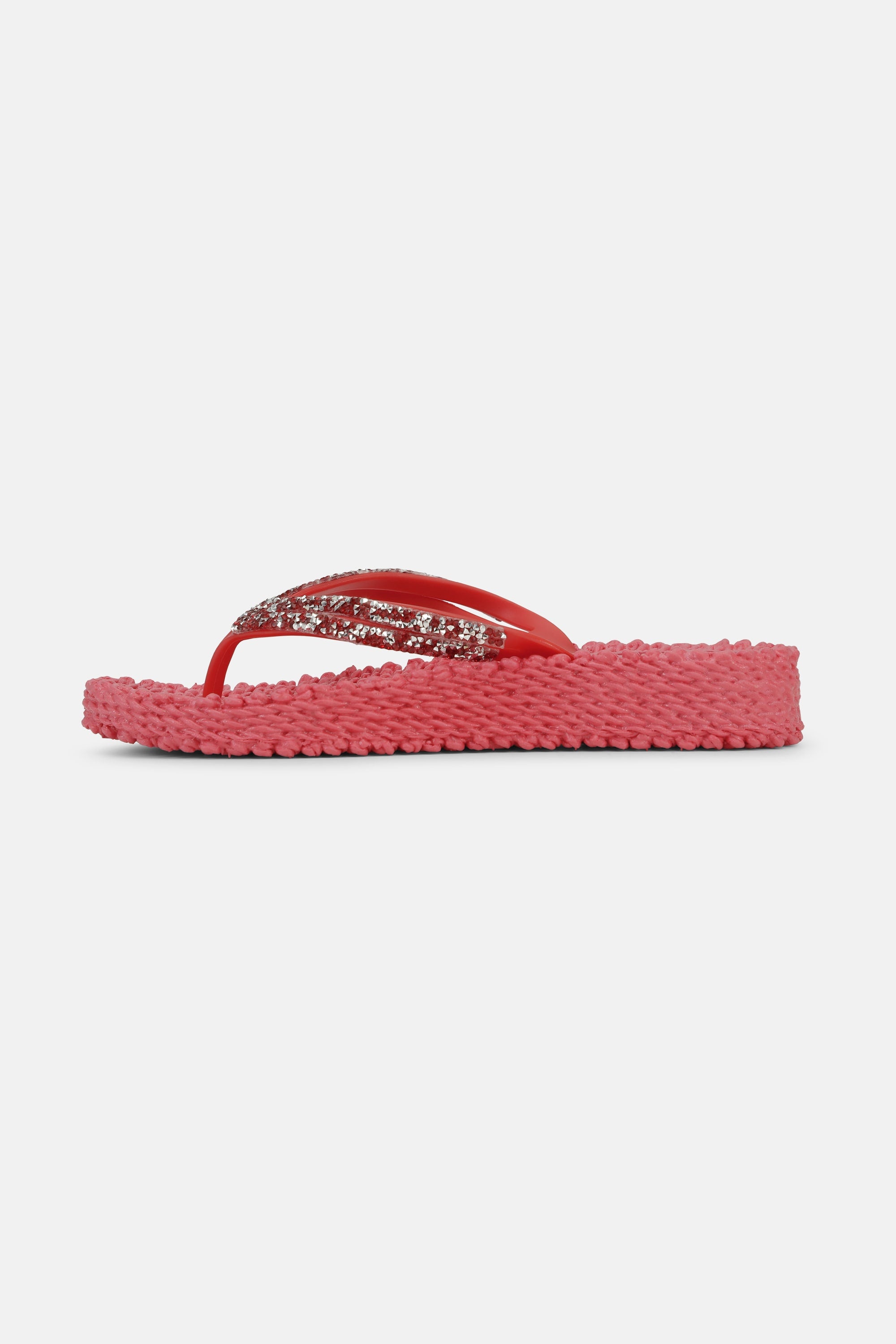 Platform Flip-flops Glitrende Steiner - Raspberry